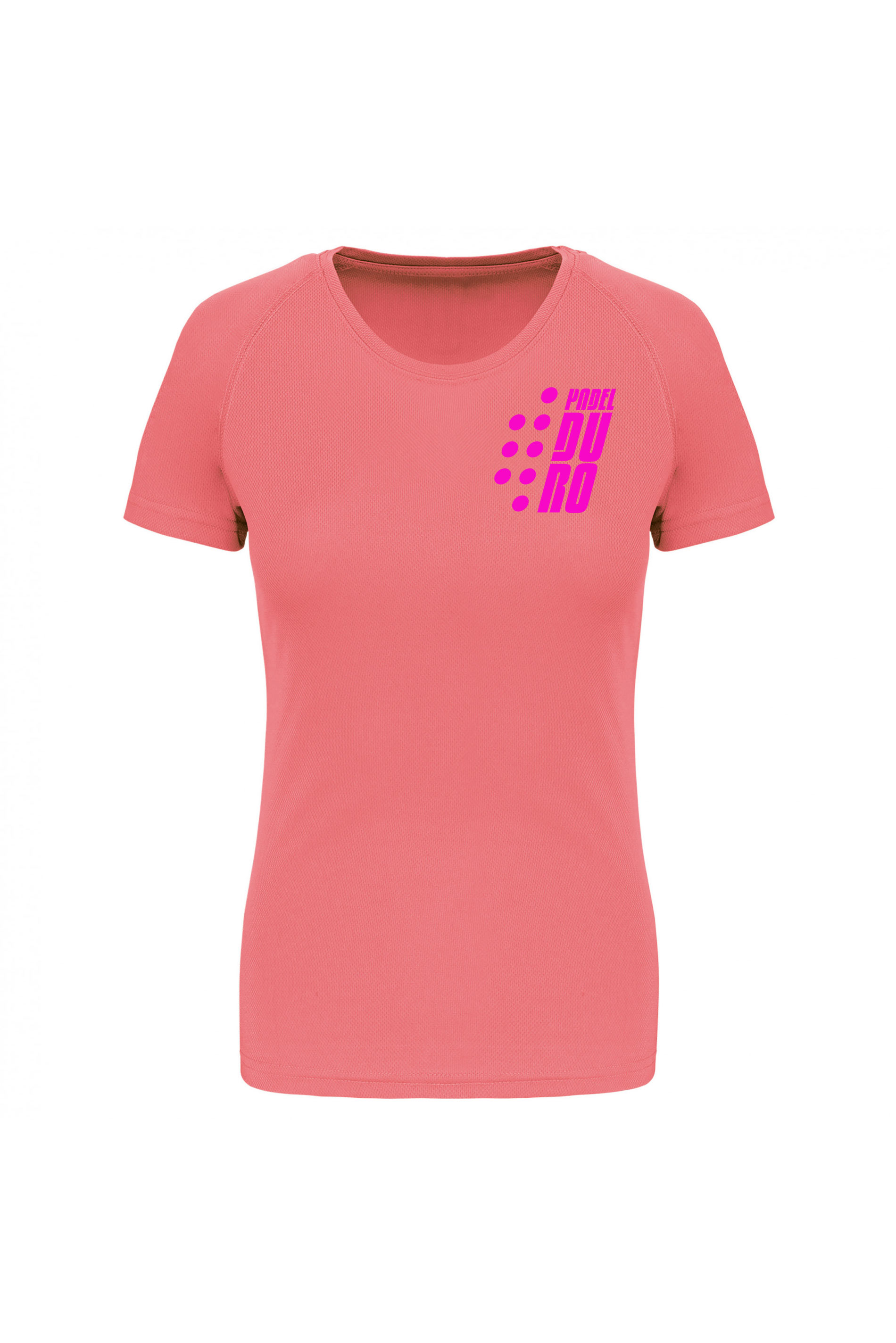 T-SHIRT PADEL DONNA MANICA CORTA CORAL XS FUCHSIA