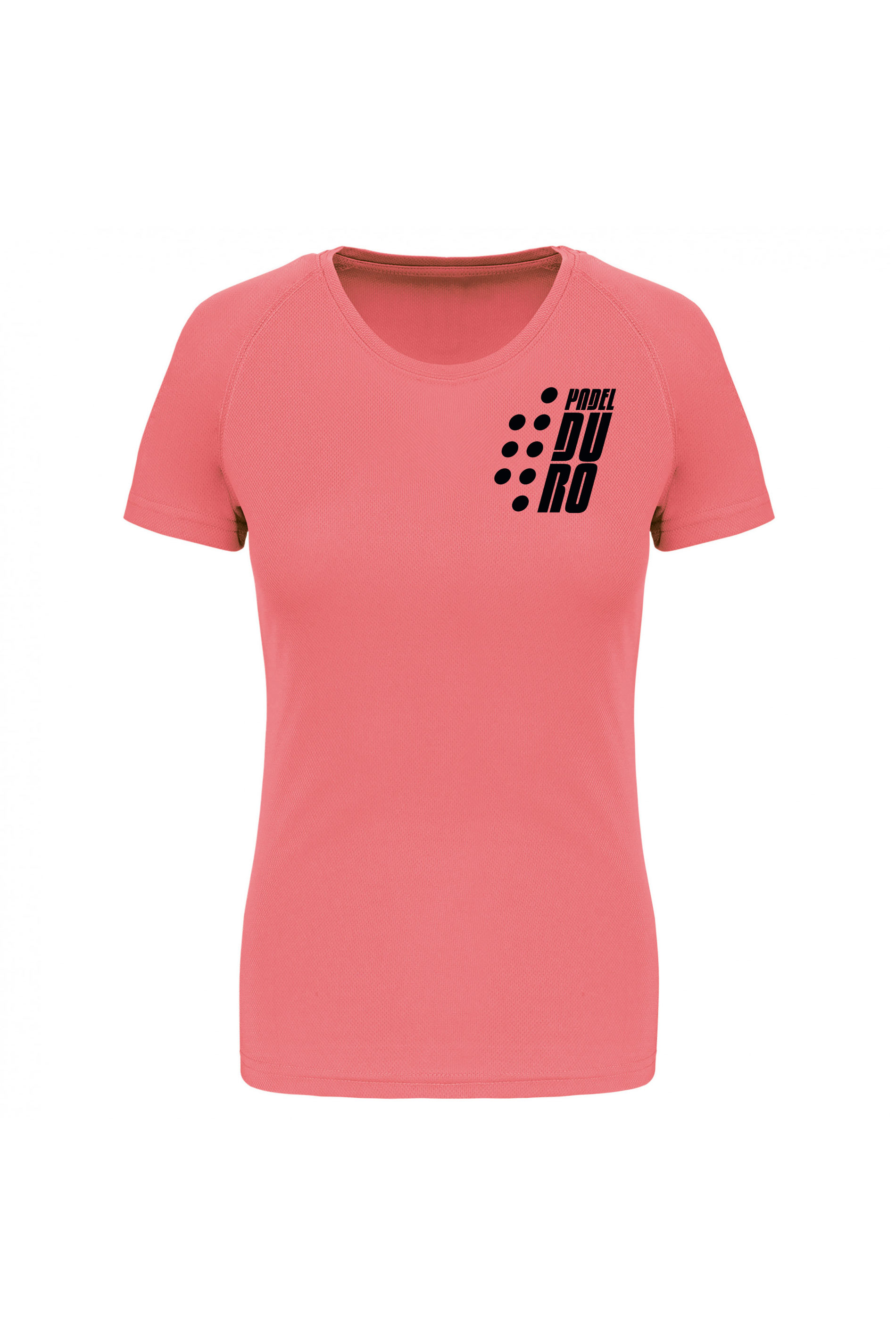 T-SHIRT PADEL DONNA MANICA CORTA CORAL XS NERO
