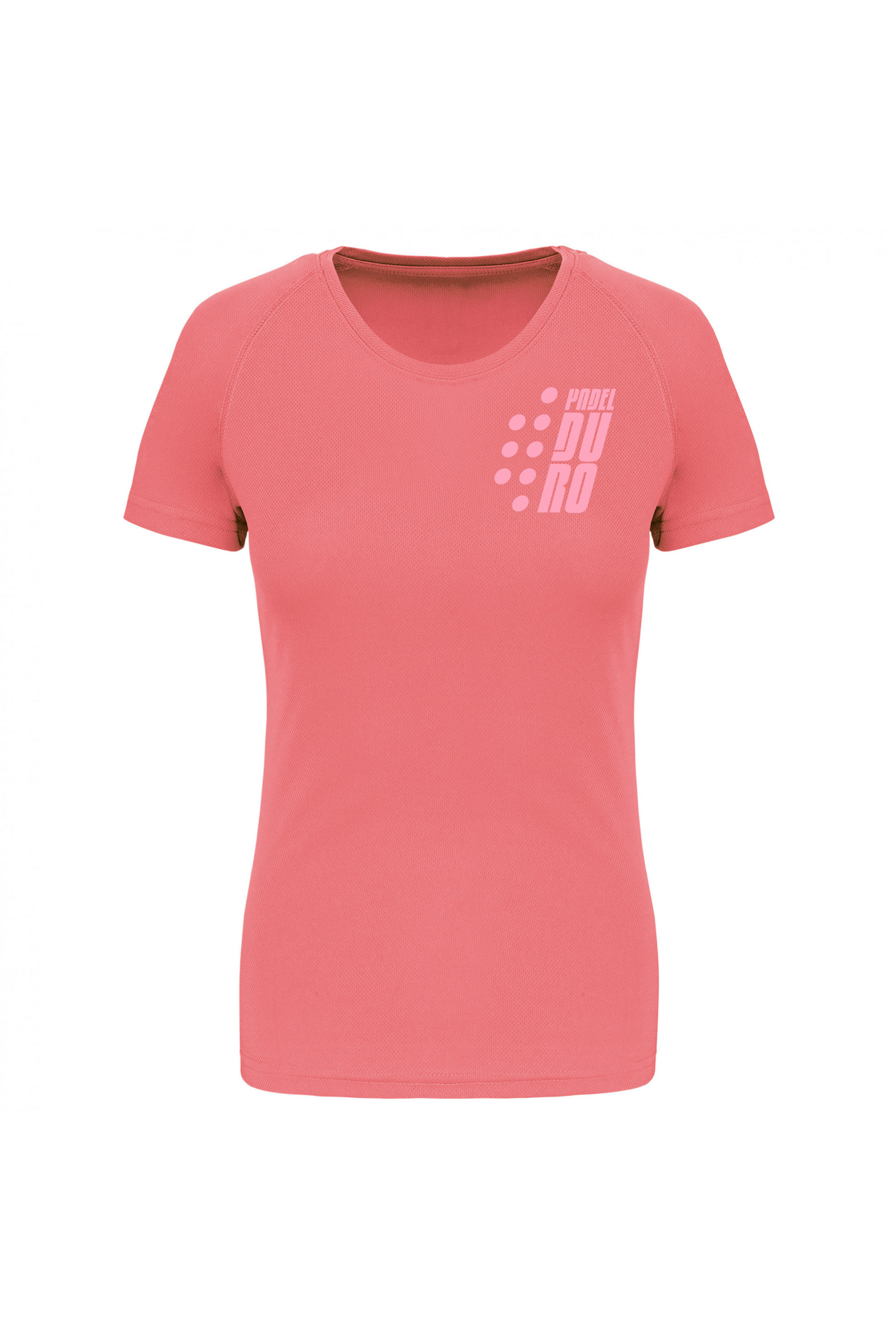 T-SHIRT PADEL DONNA MANICA CORTA CORAL XXL ROSA