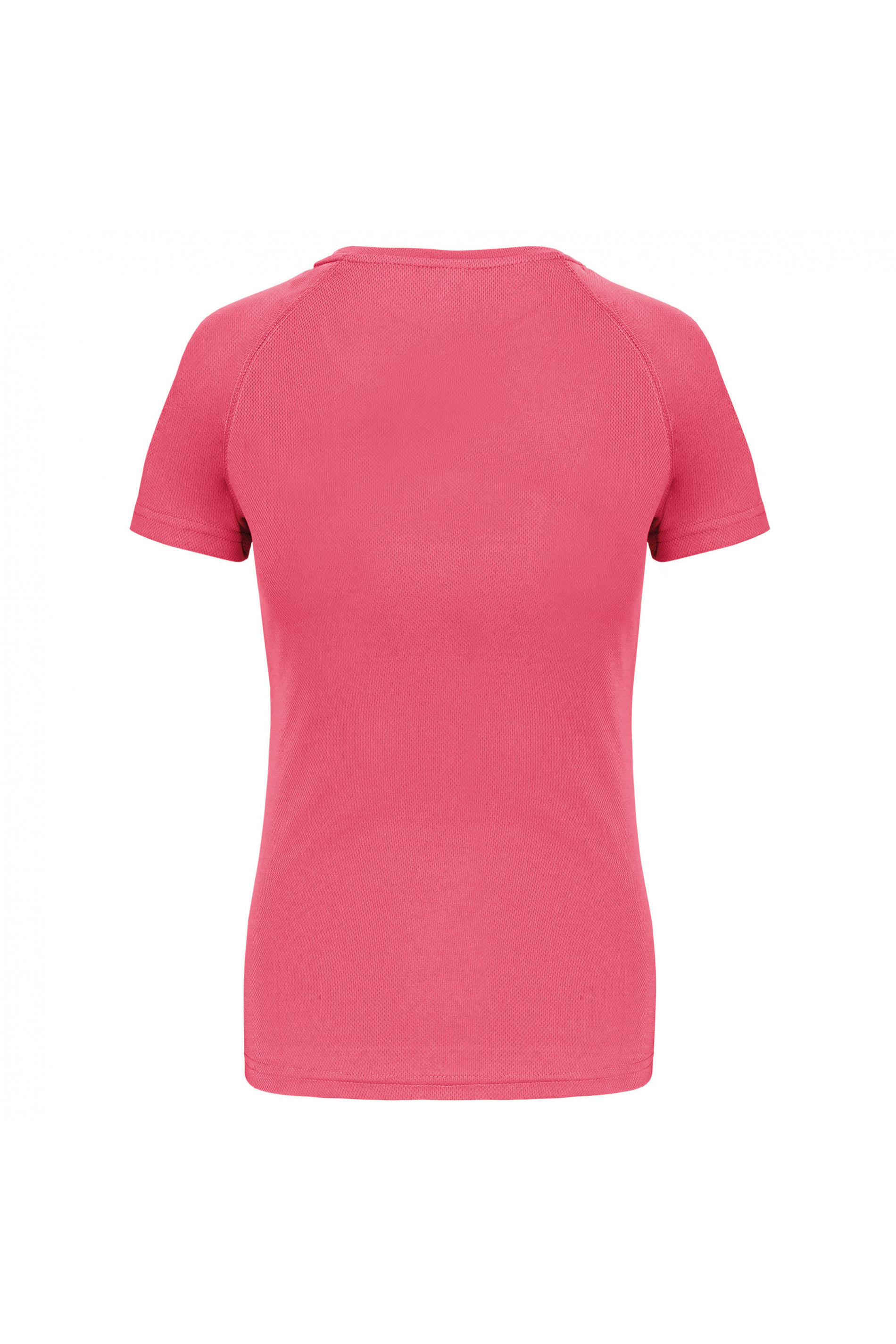 T-SHIRT PADEL DONNA MANICA CORTA ROSA-FLUO