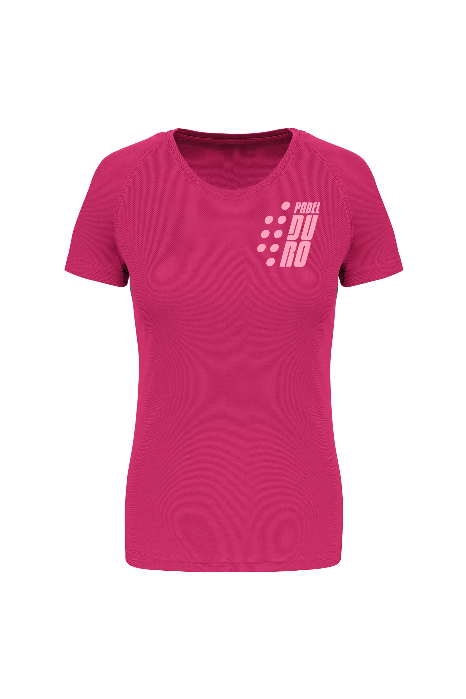 T-SHIRT PADEL DONNA MANICA CORTA FUCSIA