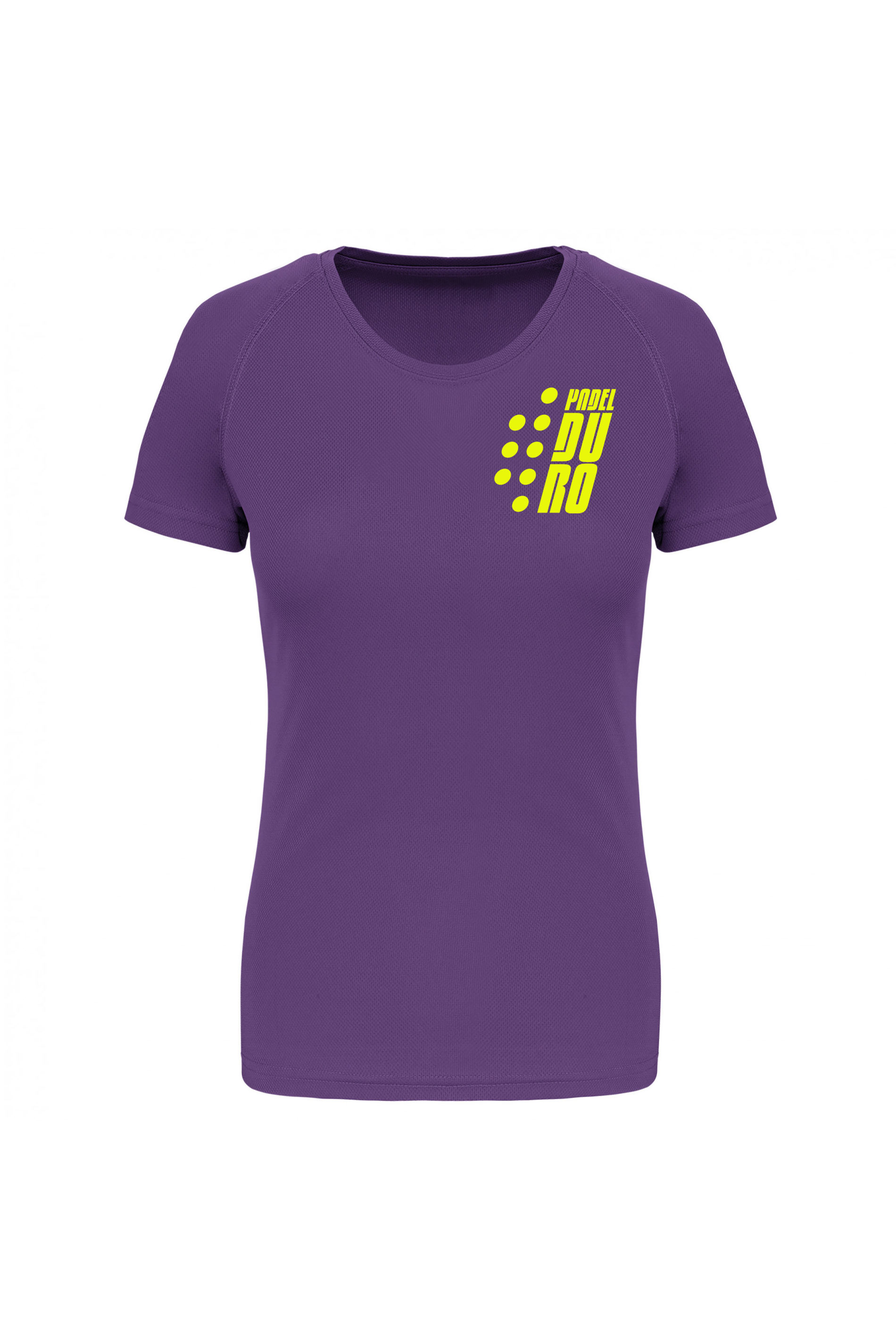 T-SHIRT PADEL DONNA MANICA CORTA VIOLA