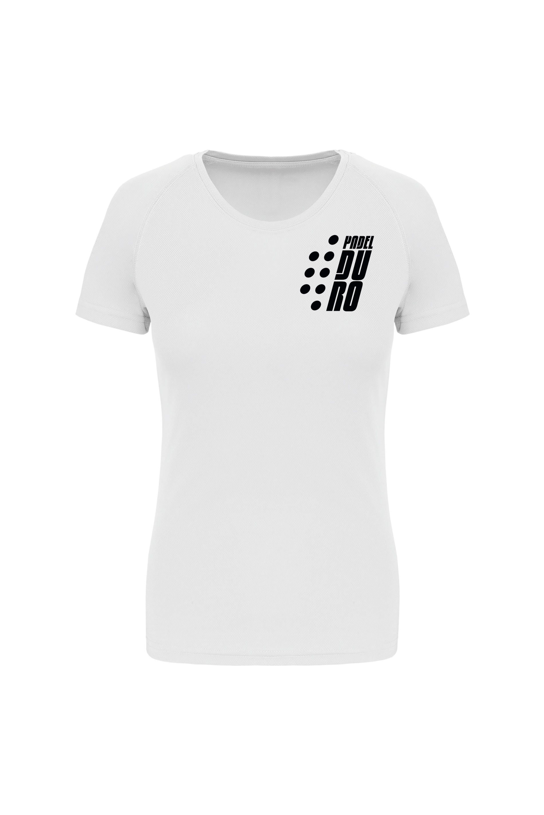 T-SHIRT PADEL DONNA MANICA CORTA BIANCO