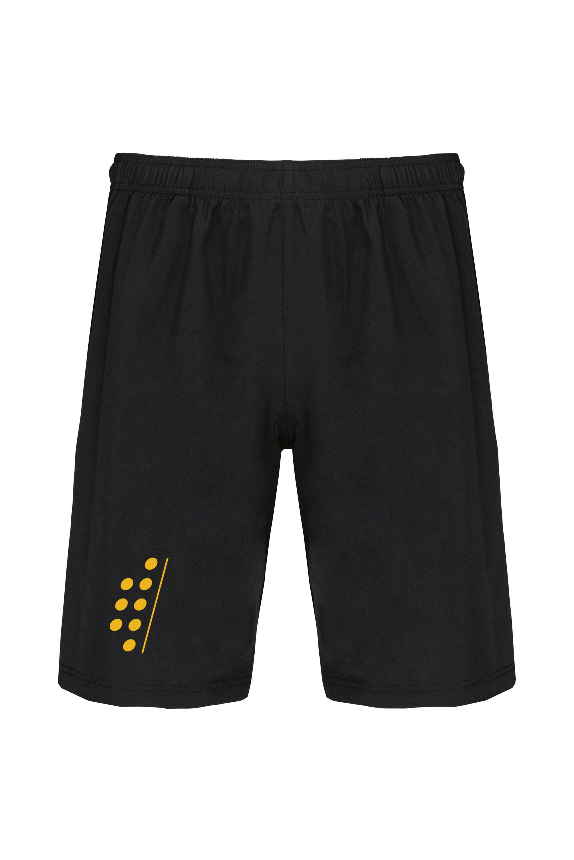 SHORT PADEL UOMO CON TASCHE BLACK XS ORO