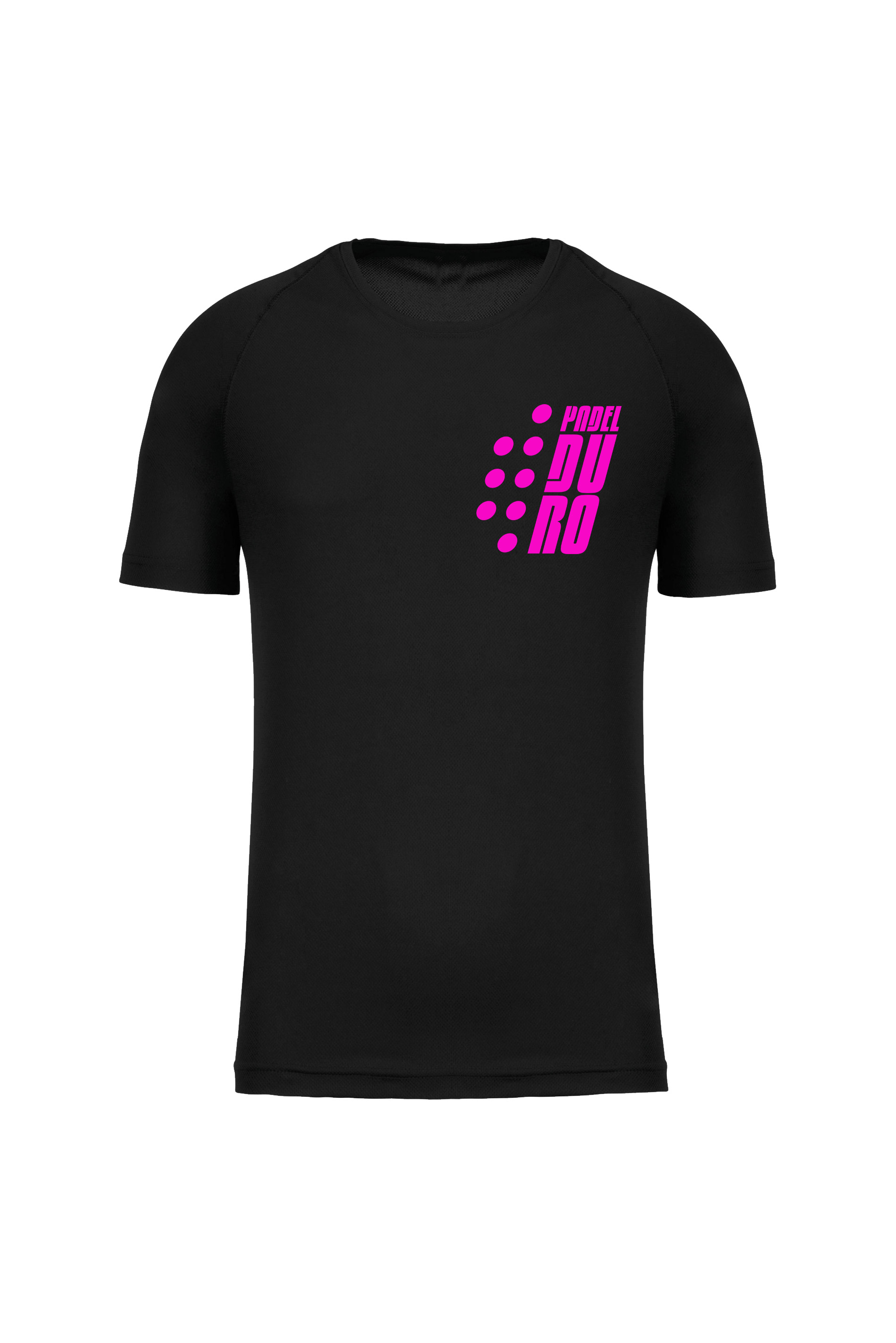 T-SHIRT PADEL UOMO MANICA CORTA NERO