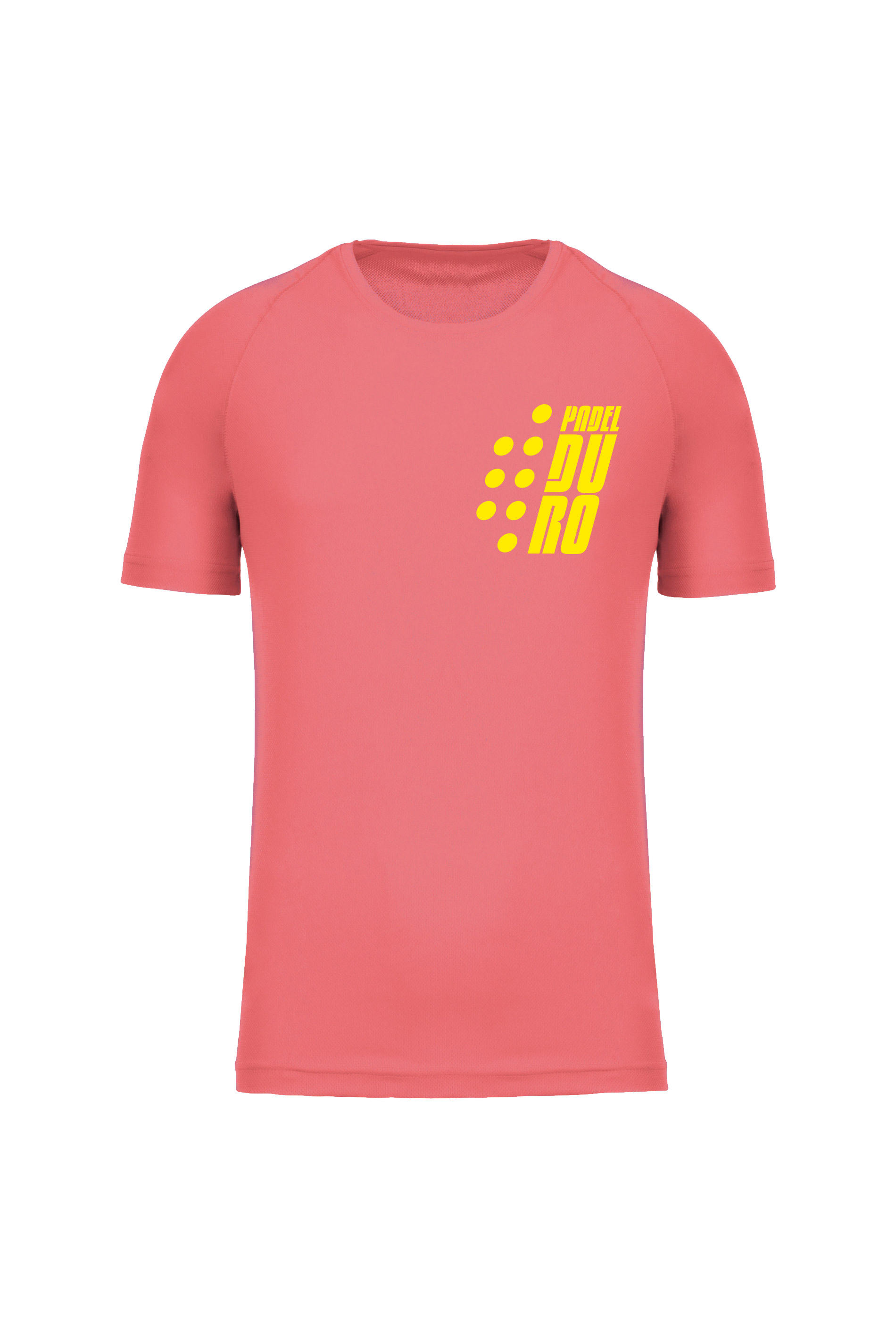 T-SHIRT PADEL UOMO MANICA CORTA CORALLO M GIALLO