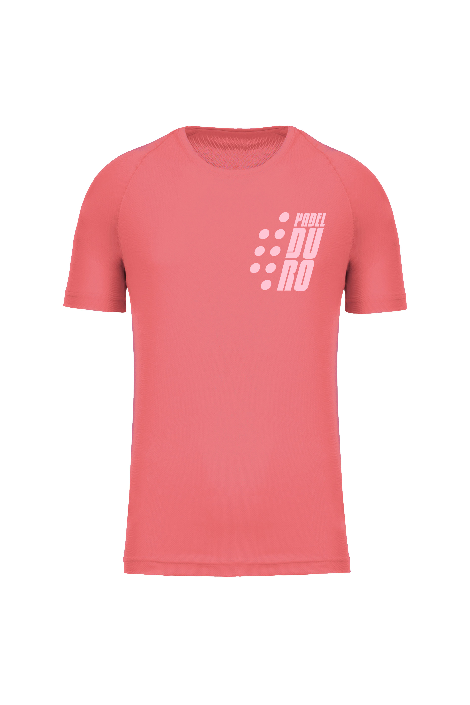 T-SHIRT PADEL UOMO MANICA CORTA CORALLO XS ROSA