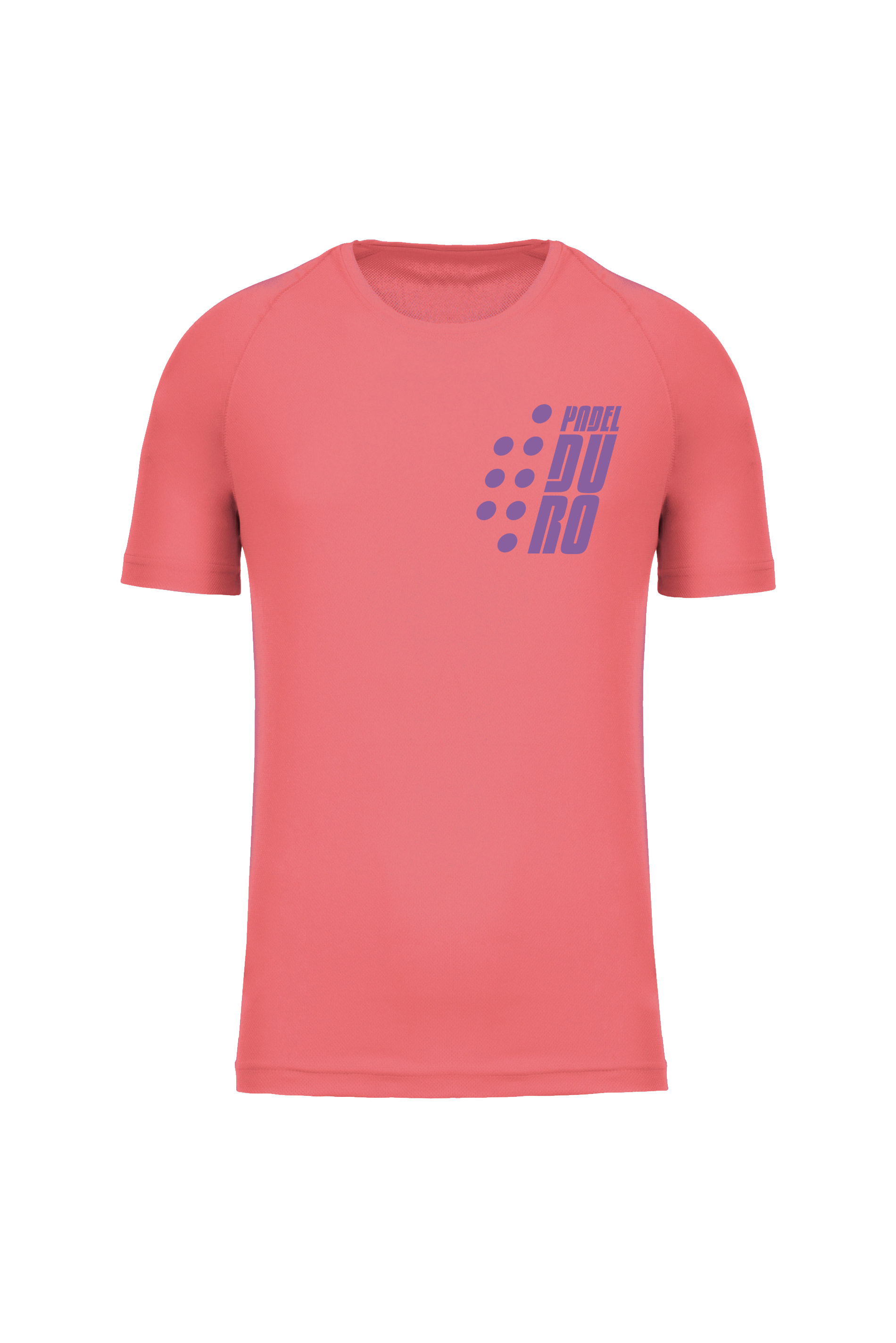 T-SHIRT PADEL UOMO MANICA CORTA CORALLO M VIOLA