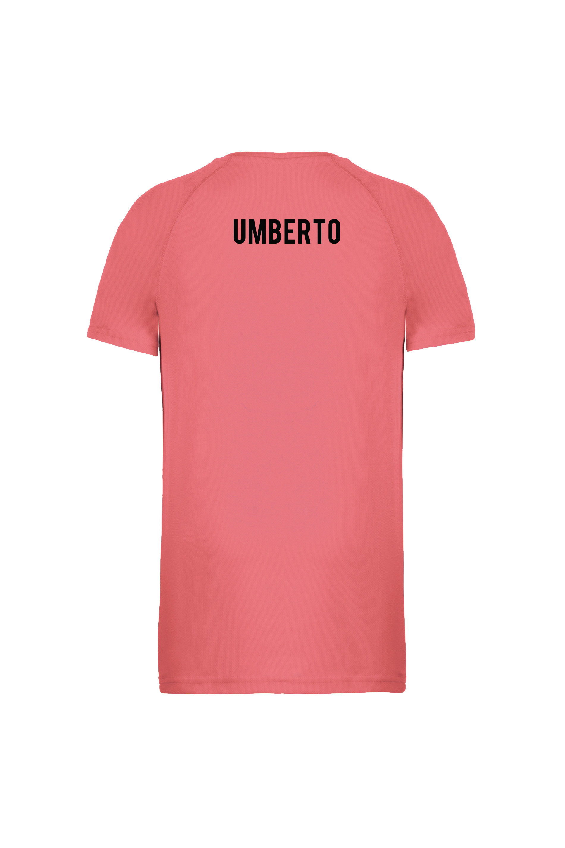 T-SHIRT PADEL UOMO MANICA CORTA CORALLO S NERO