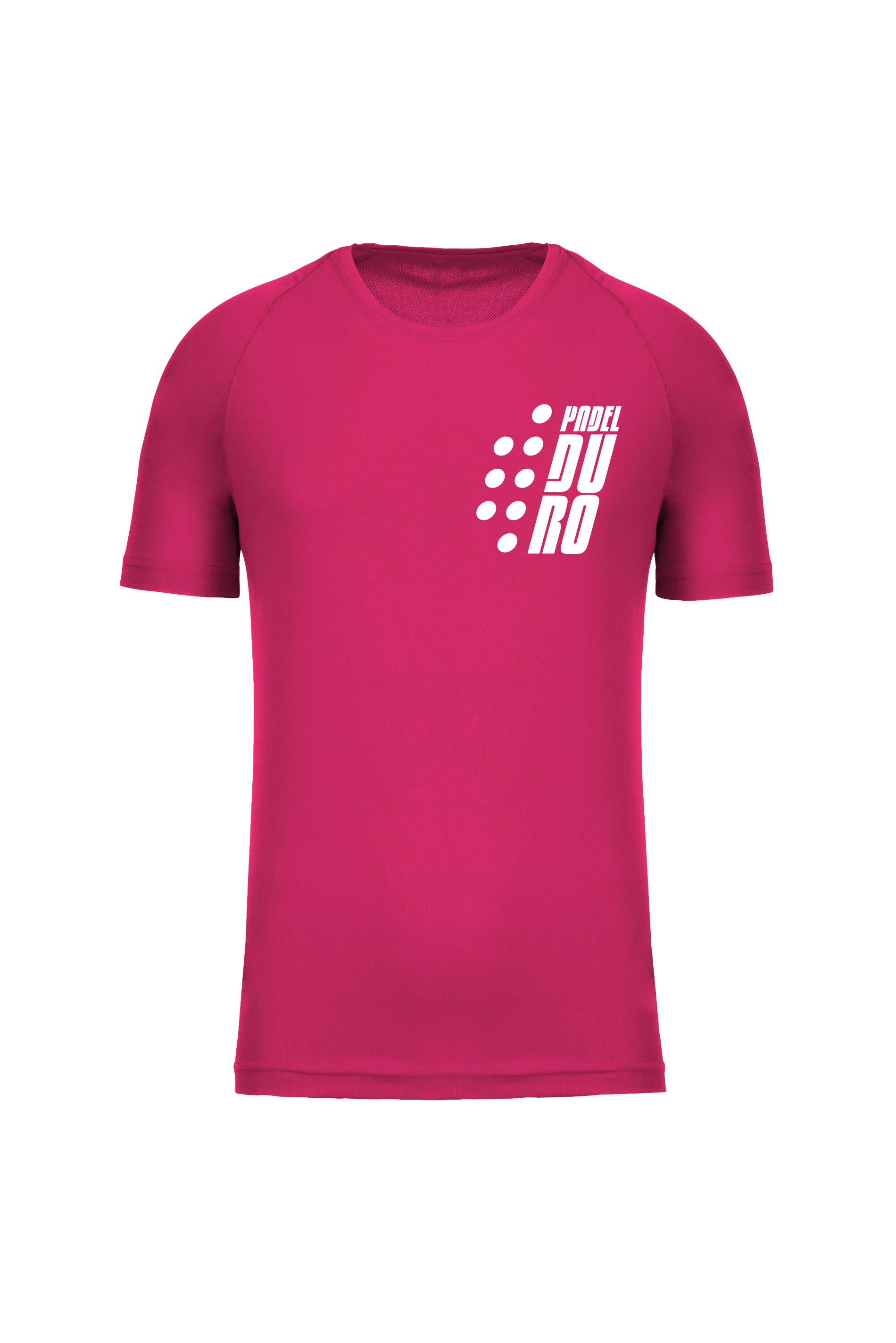 T-SHIRT PADEL UOMO MANICA CORTA FUCSIA