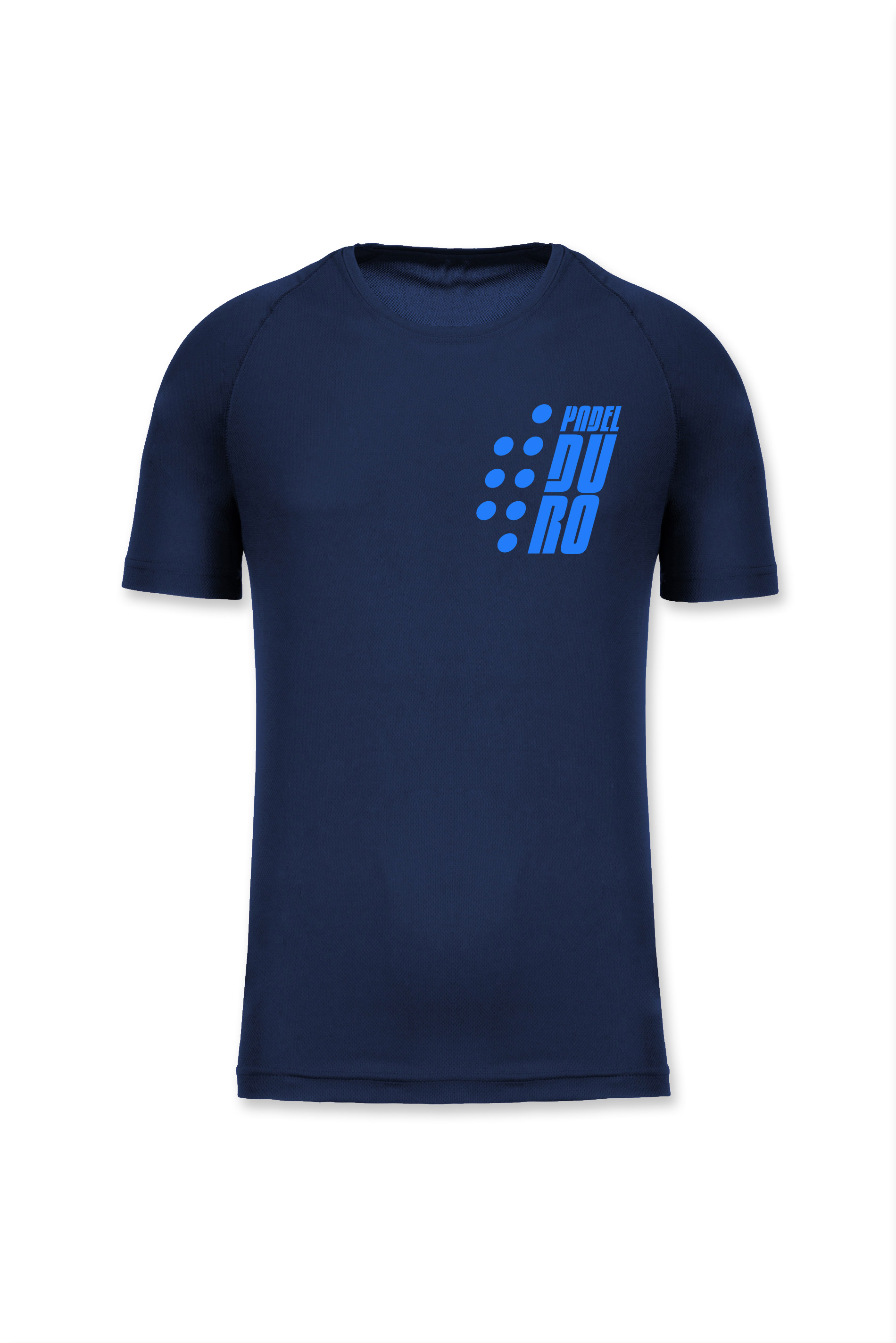 T-SHIRT PADEL UOMO MANICA CORTA BLUE-NAVY