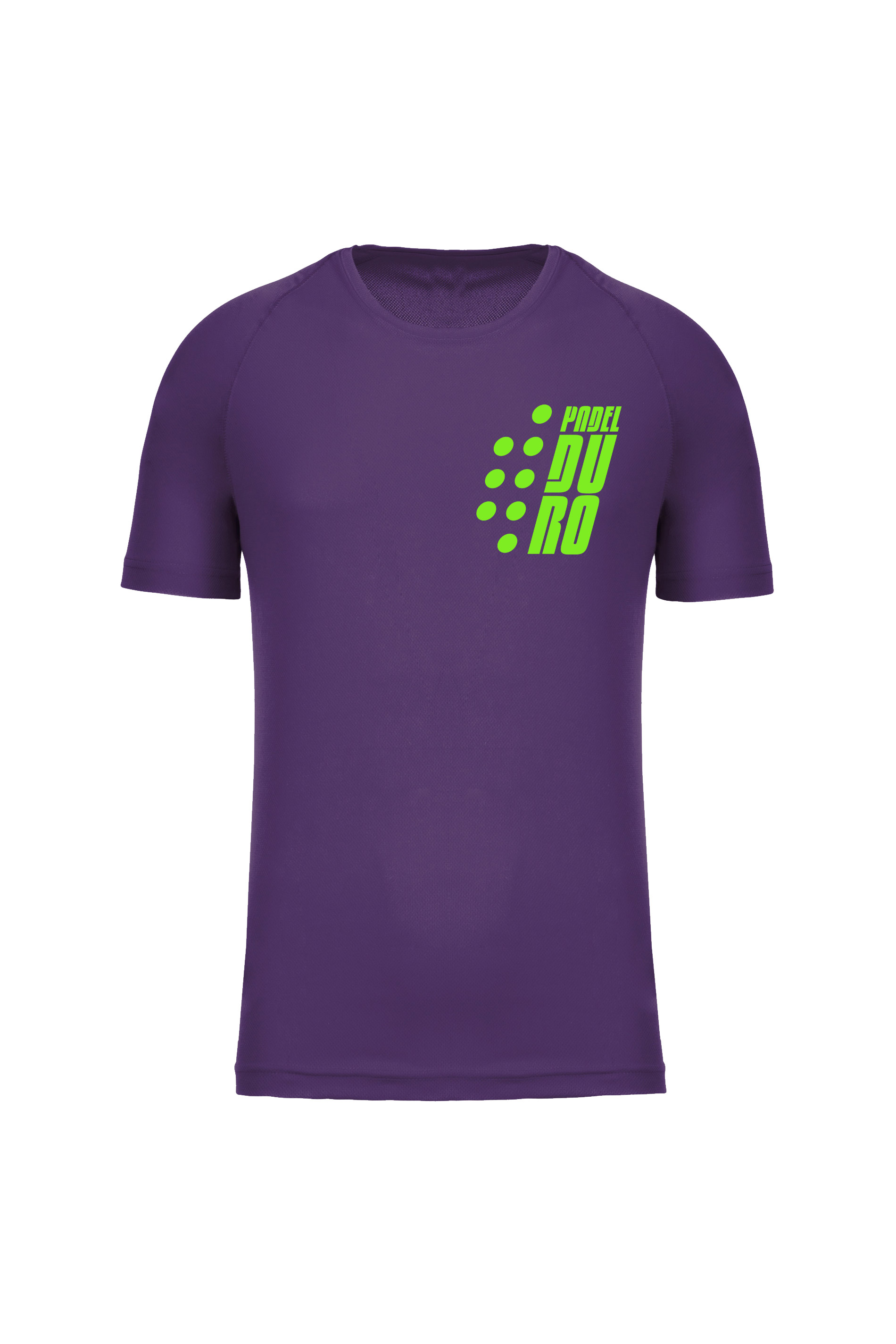 T-SHIRT PADEL UOMO MANICA CORTA VIOLA