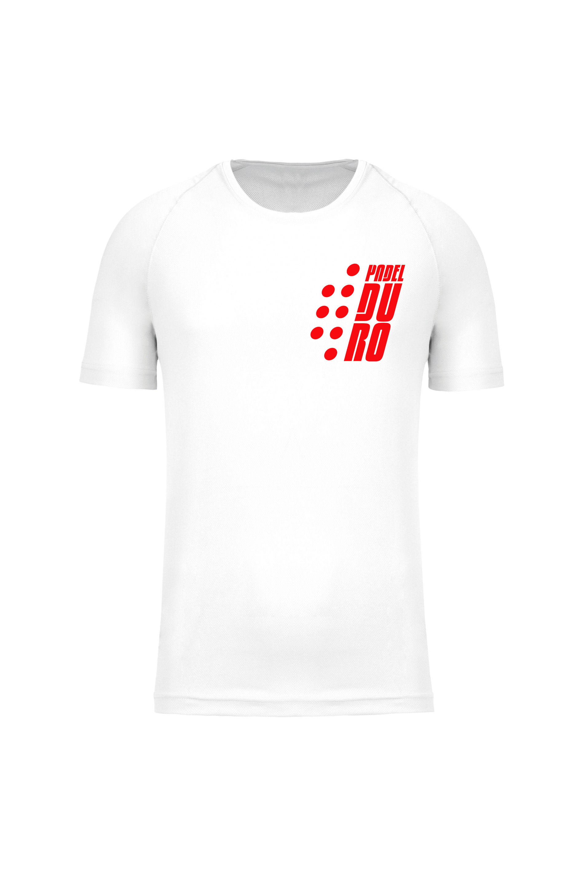 T-SHIRT PADEL UOMO MANICA CORTA BIANCO